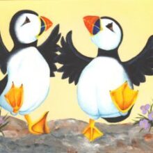 Puffin Can-Can (Card)