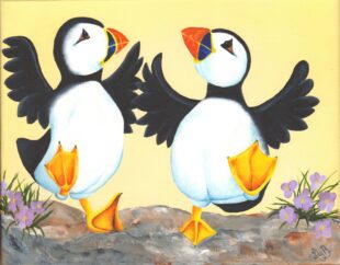 Puffin Can-Can (Card)